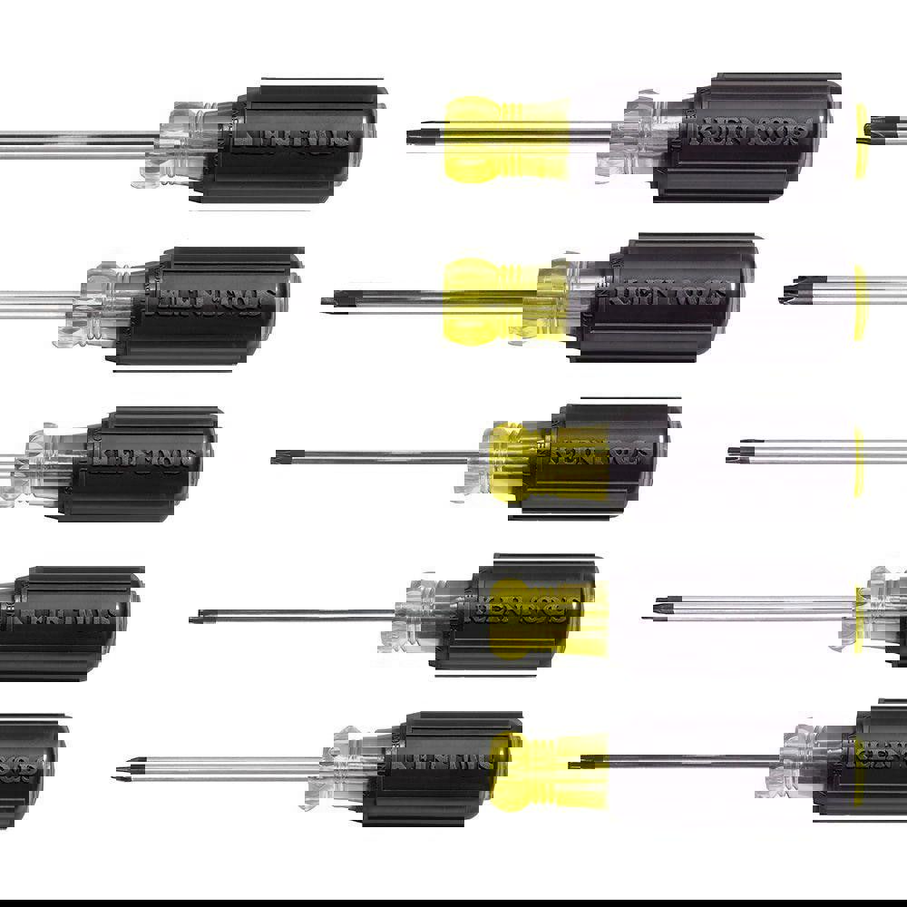 Screwdriver Set: 5 Pc, Torx